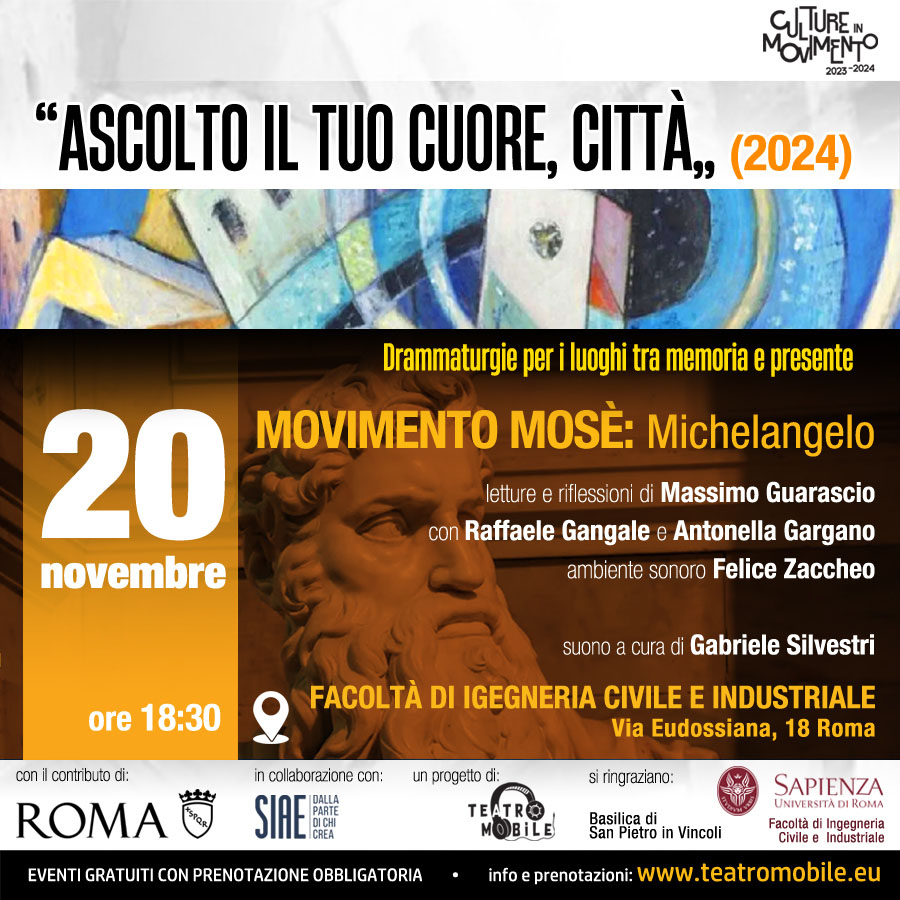 ascoltoiltuocuorecitta 06 novembre michelangelo FB s