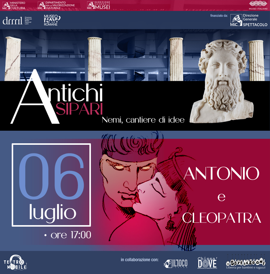 6 luglio Antonio e cleopatra